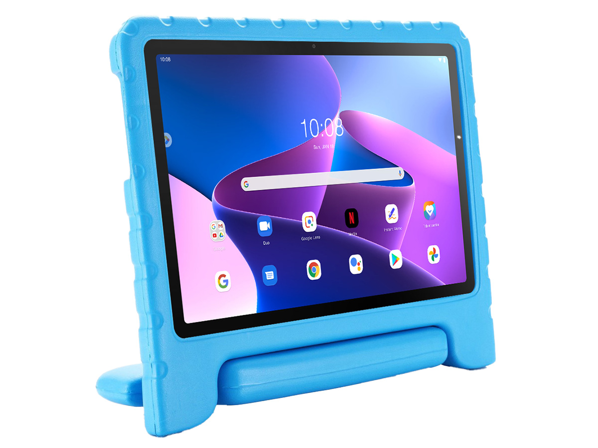 Kinderhoes Kids Proof Case Blauw - Lenovo Tab M10 Gen 3 hoesje