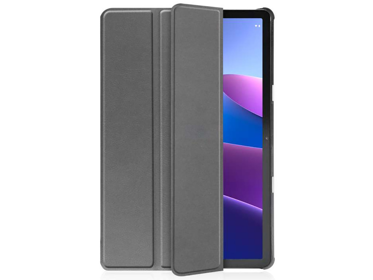 Smart Slimfit Bookcase Grijs - Lenovo Tab M10 Gen 3 Hoesje