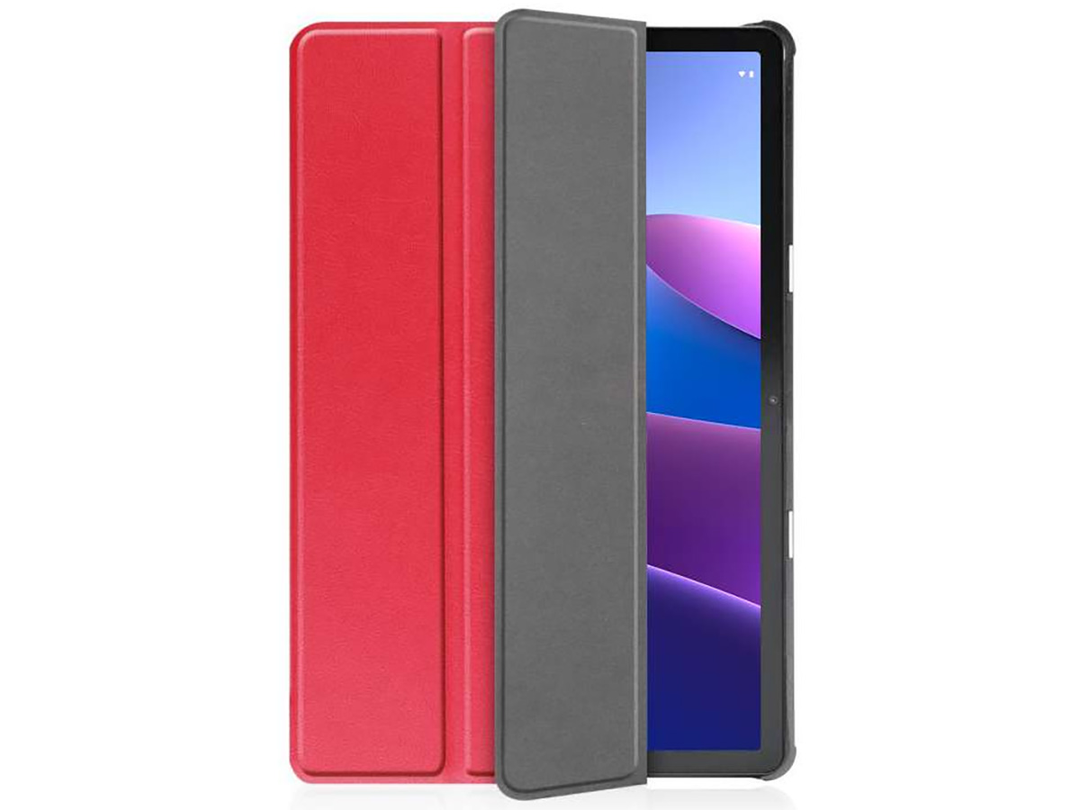 Smart Slimfit Bookcase Rood - Lenovo Tab M10 Gen 3 Hoesje