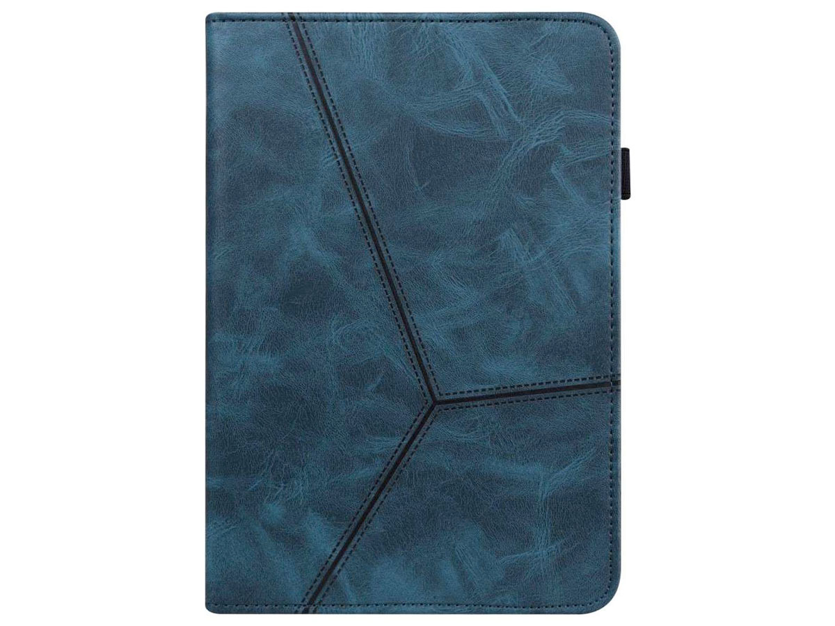 Geometric PU Folio Case Blauw - Lenovo Tab M10 Plus (3e gen) Hoesje