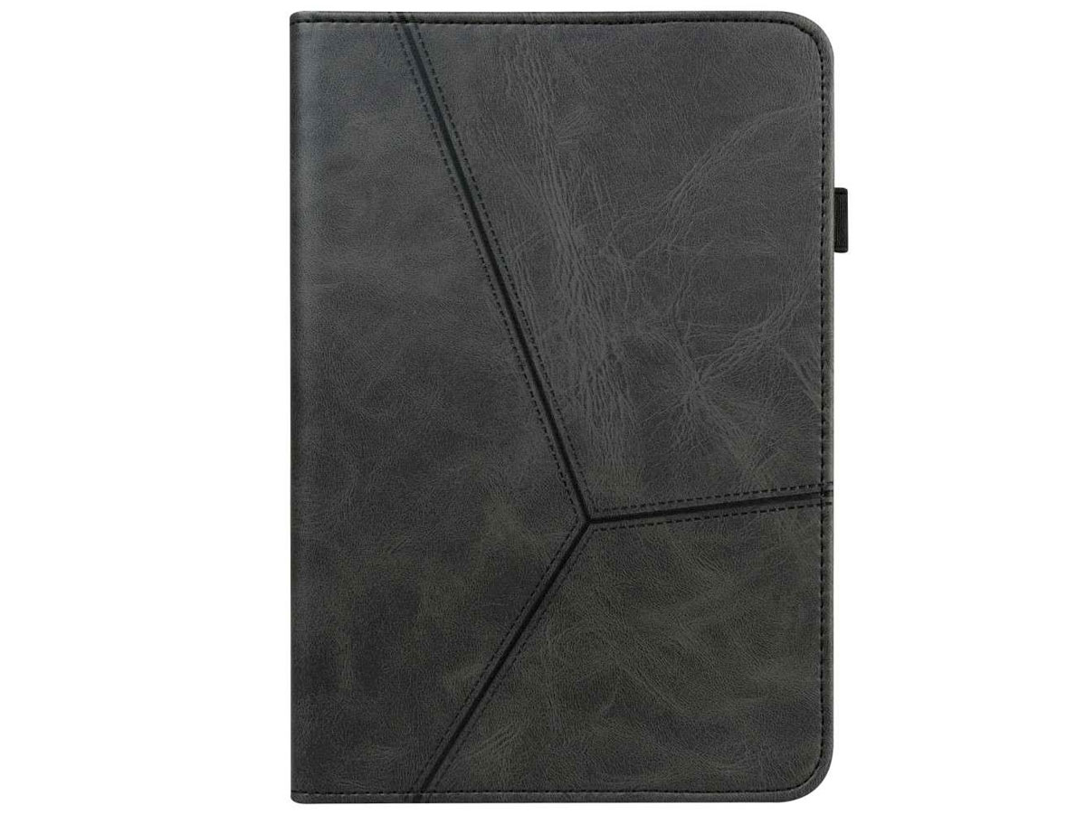 Geometric PU Folio Case Zwart - Lenovo Tab M10 Plus (3e gen) Hoesje