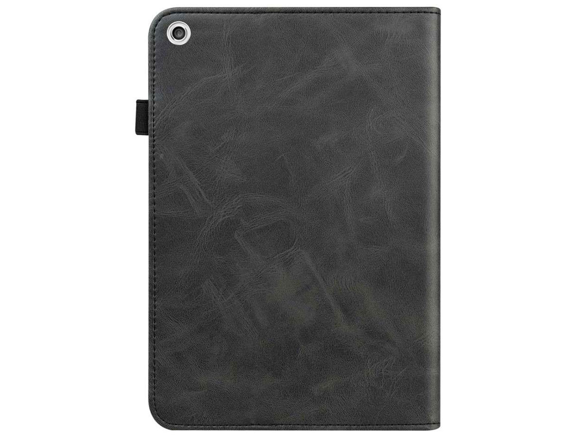 Geometric PU Folio Case Zwart - Lenovo Tab M10 Plus (3e gen) Hoesje