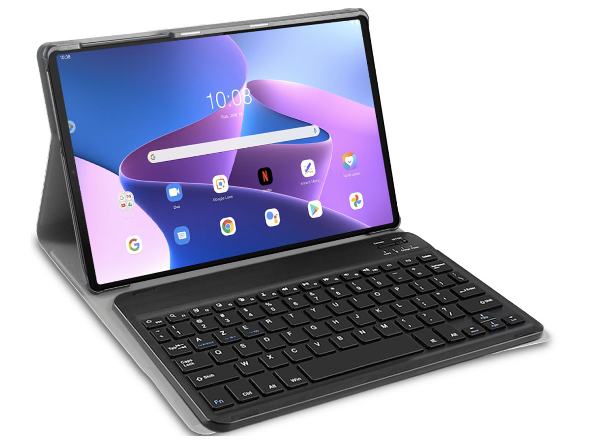 Keyboard Case AZERTY - Lenovo Tab M10 Plus (3e gen) Toetsenbord Hoesje