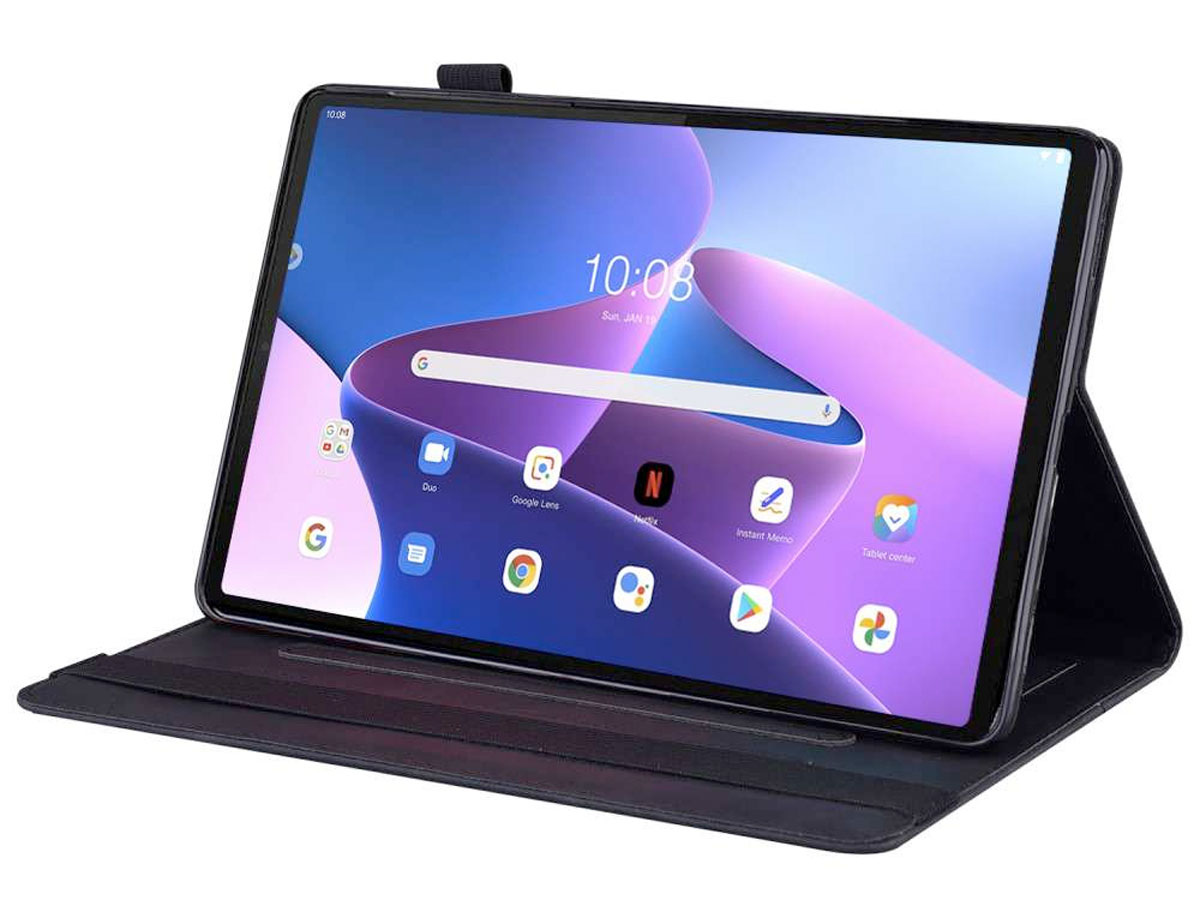 Pocket Folio Case Zwart - Lenovo Tab M10 Plus (3e gen) Hoesje