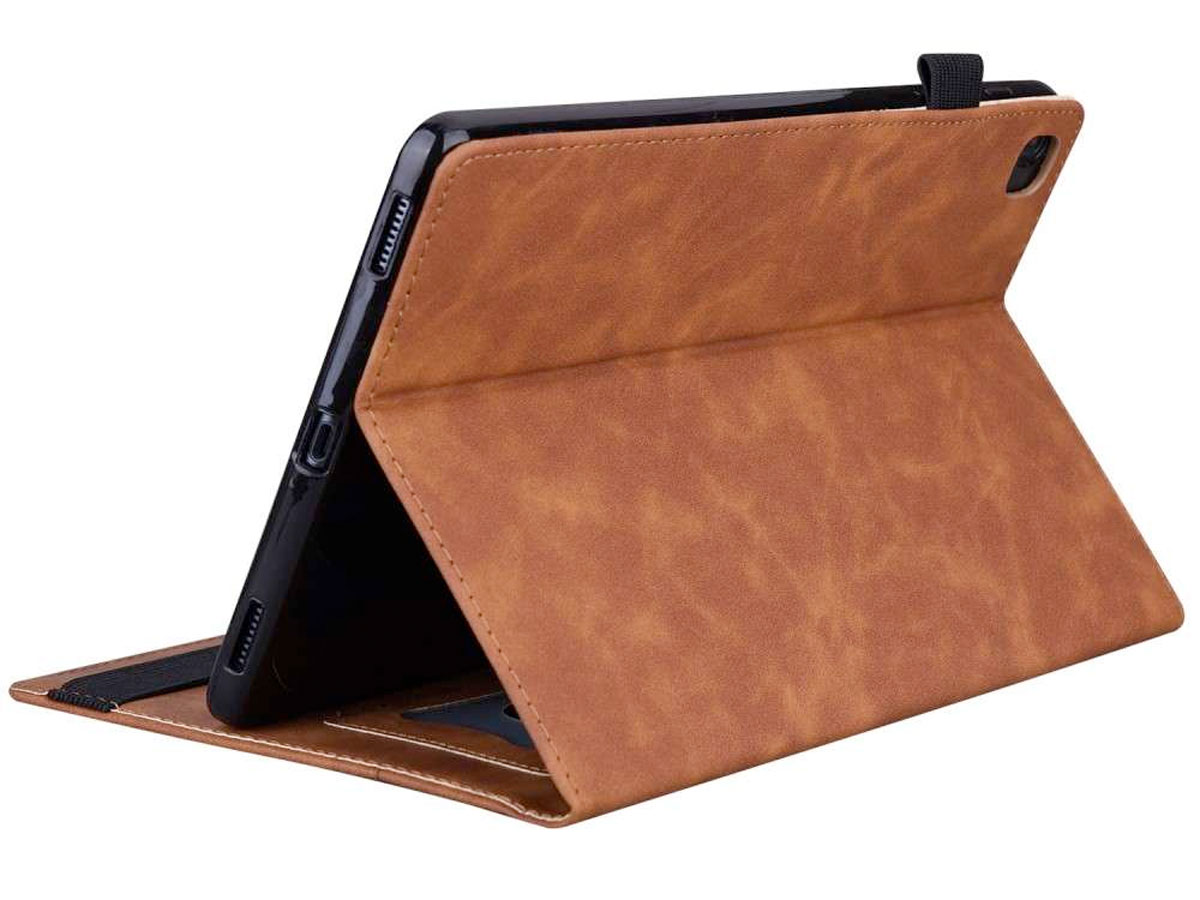 Pocket Folio Case Bruin - Lenovo Tab M10 Plus (3e gen) Hoesje