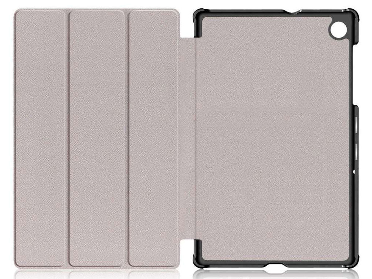 Smart Tri-Fold Bookcase Rood - Lenovo Tab M10 Plus Hoesje