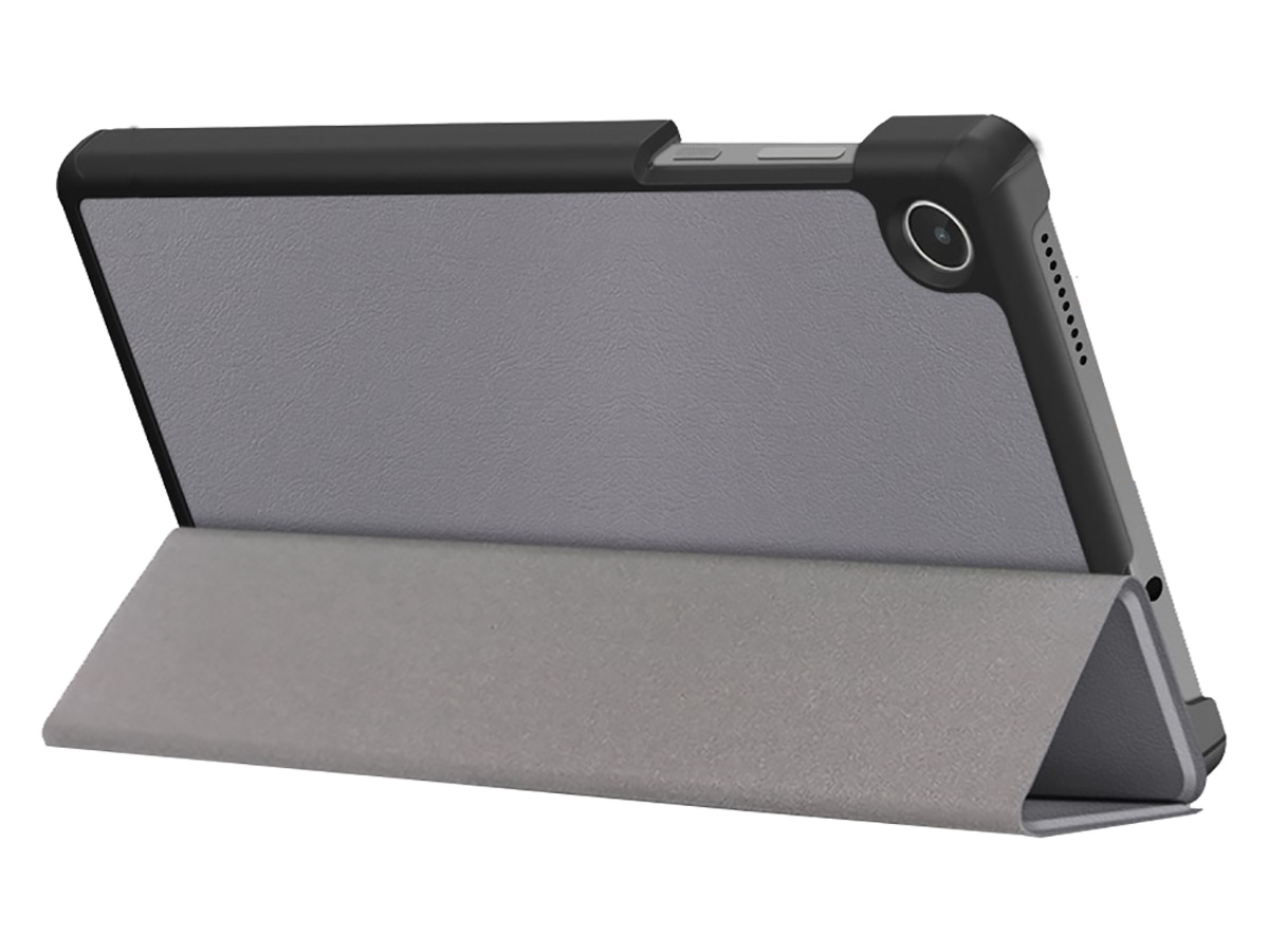 Smart Slimfit Bookcase Grijs - Lenovo Tab M8 (Gen 4) Hoesje