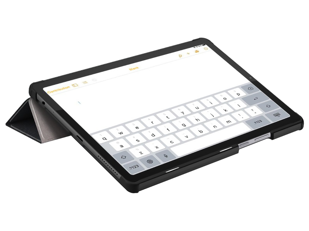 Just in Case Smart Folio Zwart - Lenovo Tab M9 Hoesje