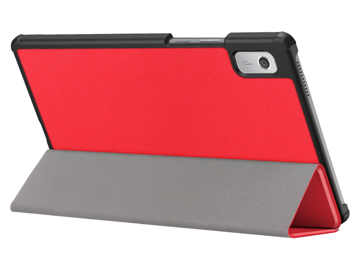 Just in Case Smart Folio Rood - Lenovo Tab M9 Hoesje