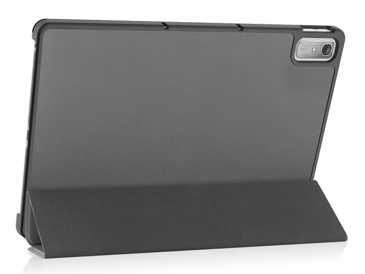 Smart Tri-Fold Bookcase Grijs - Lenovo Tab P11 Gen 2 Hoesje