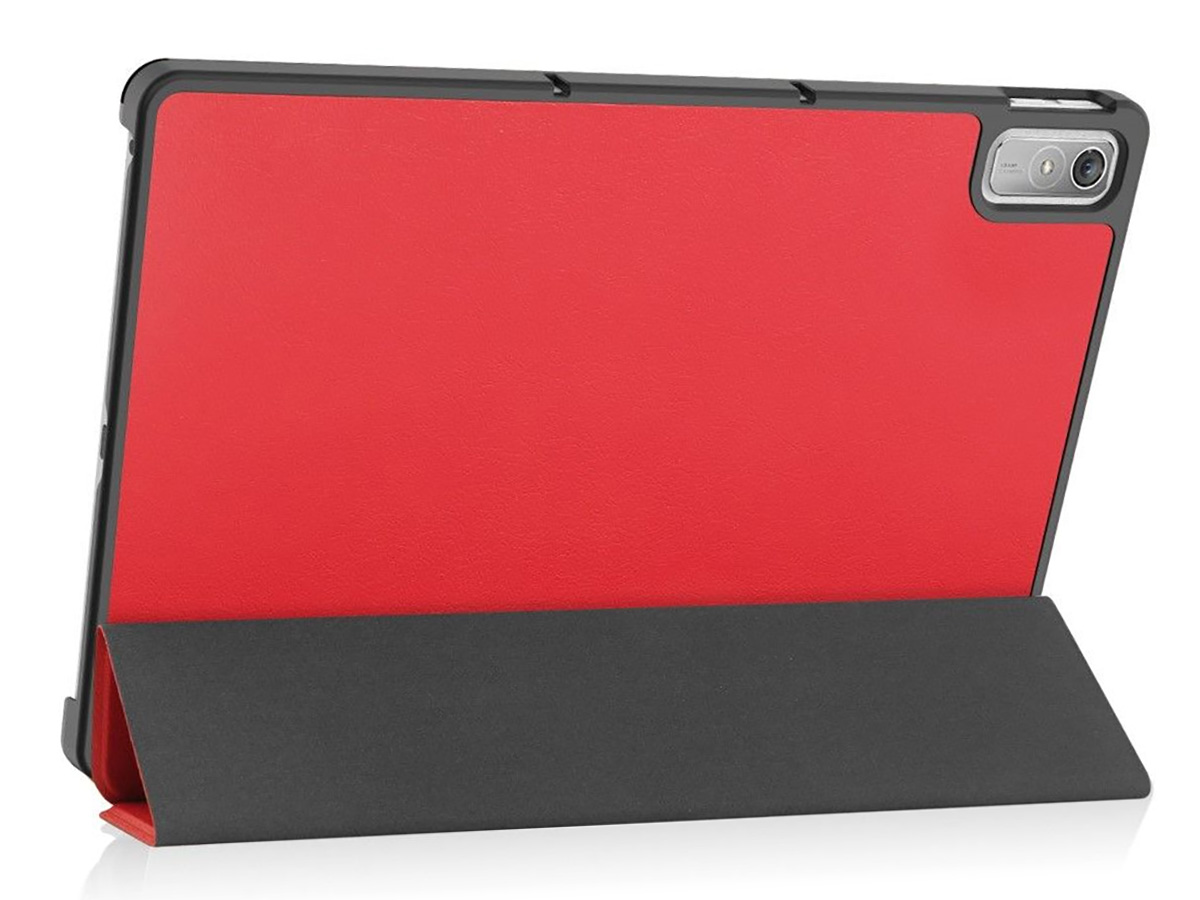 Smart Tri-Fold Bookcase Rood - Lenovo Tab P11 Gen 2 Hoesje