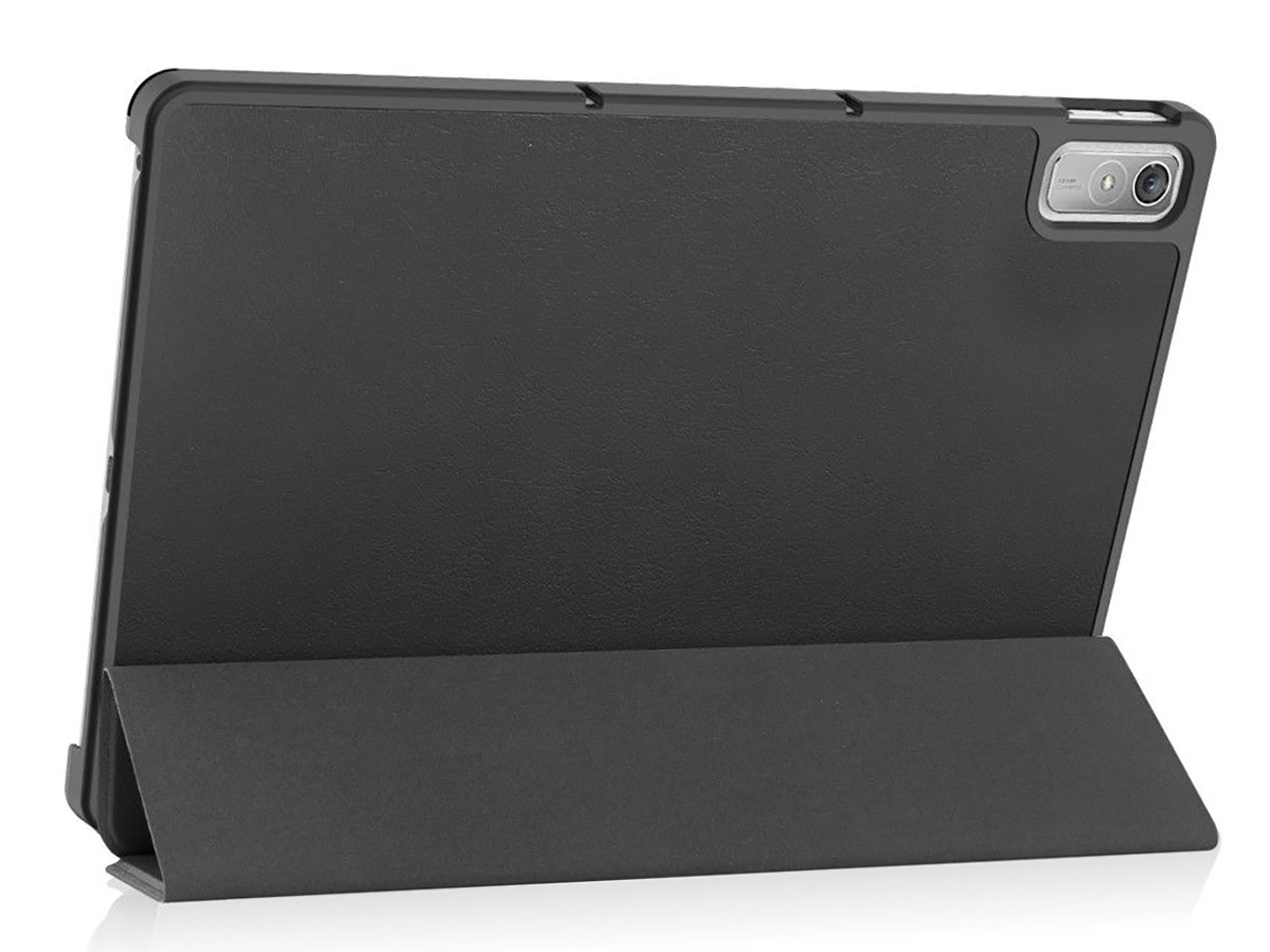 Smart Tri-Fold Bookcase Zwart - Lenovo Tab P11 Gen 2 Hoesje