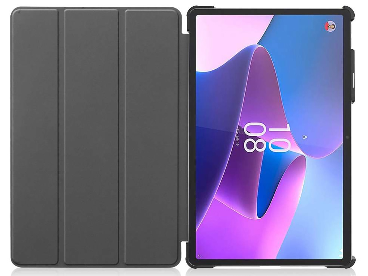 Smart Tri-Fold Bookcase Blauw - Lenovo Tab P11 Pro Gen 2 Hoesje