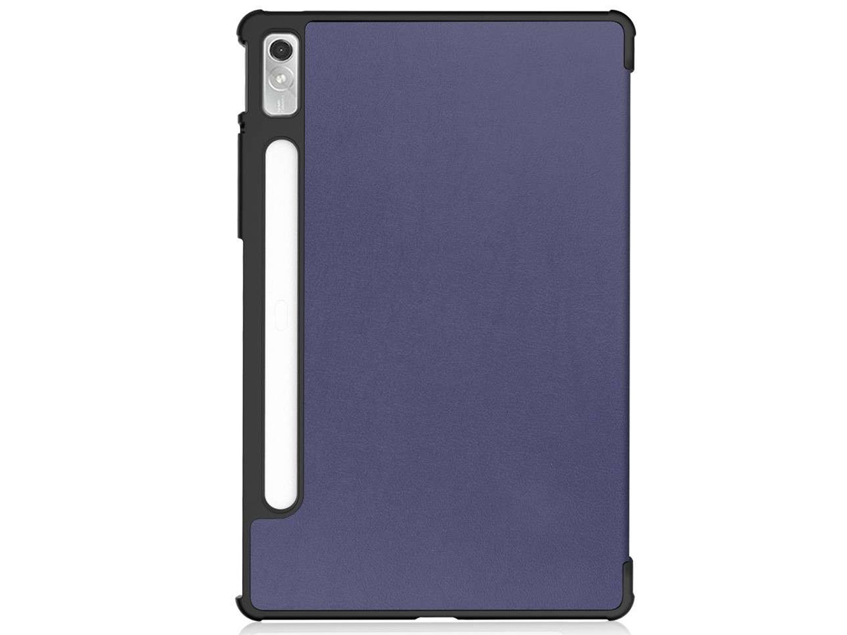 Smart Tri-Fold Bookcase Blauw - Lenovo Tab P11 Pro Gen 2 Hoesje