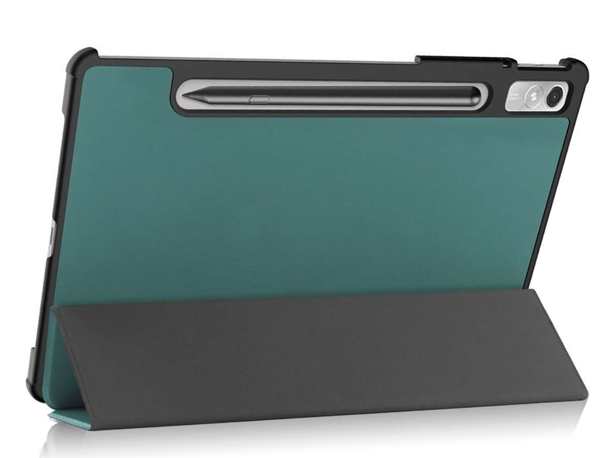 Smart Tri-Fold Bookcase Groen - Lenovo Tab P11 Pro Gen 2 Hoesje