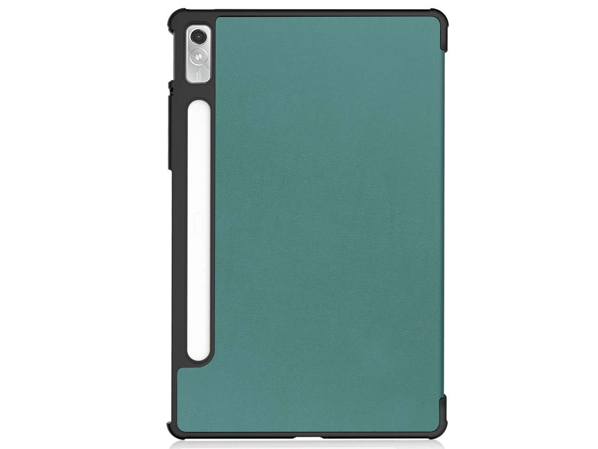 Smart Tri-Fold Bookcase Groen - Lenovo Tab P11 Pro Gen 2 Hoesje