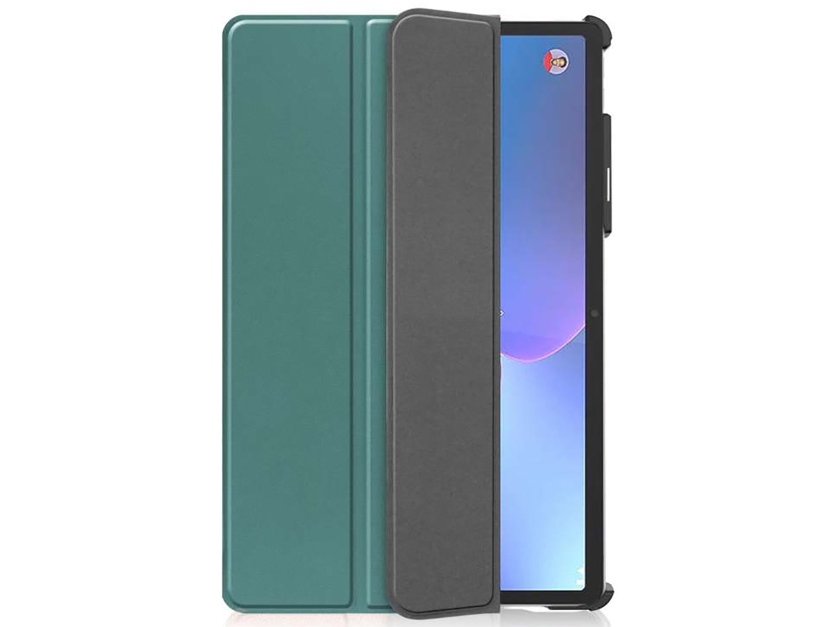 Smart Tri-Fold Bookcase Groen - Lenovo Tab P11 Pro Gen 2 Hoesje