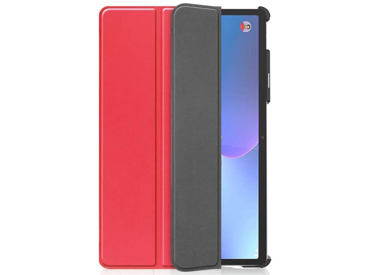 Smart Tri-Fold Bookcase Rood - Lenovo Tab P11 Pro Gen 2 Hoesje