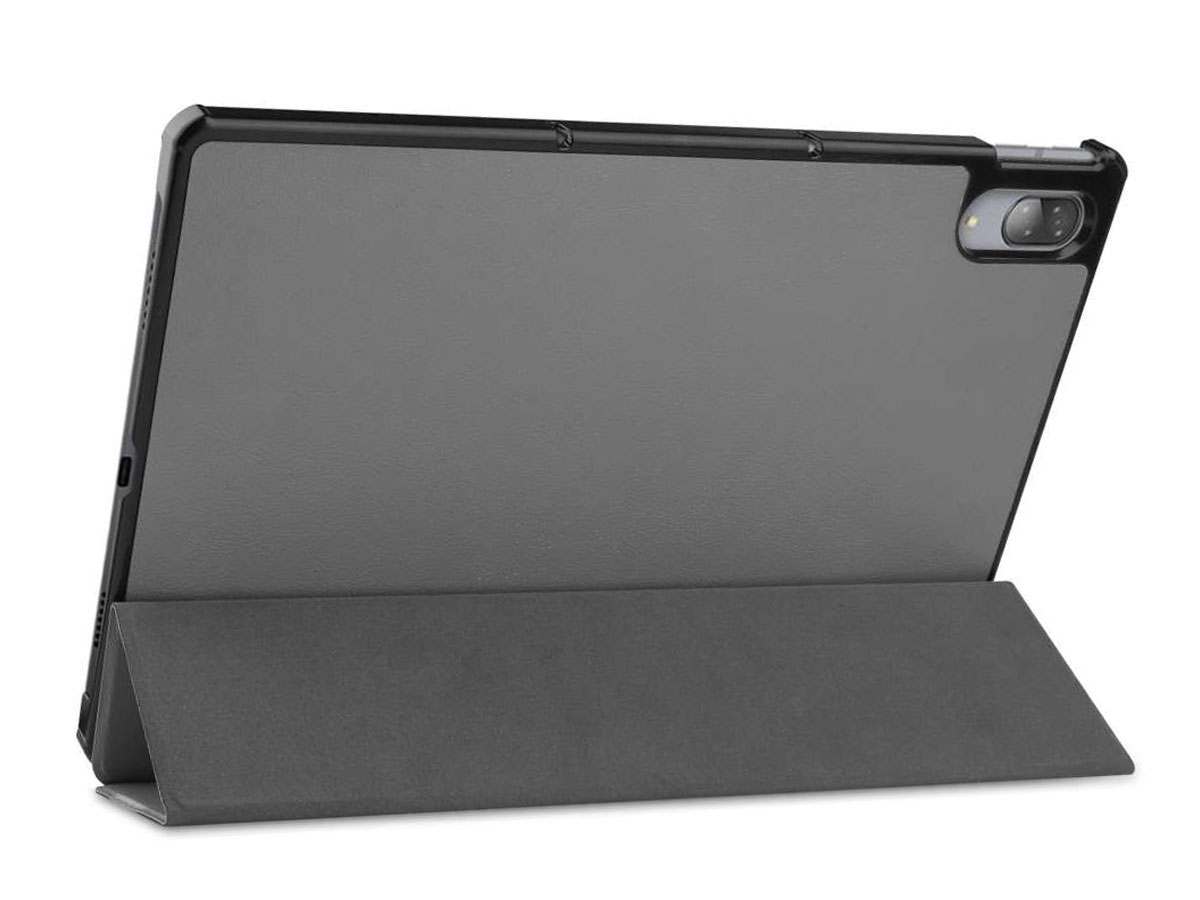 Smart Tri-Fold Bookcase Grijs - Lenovo Tab P11 Pro Hoesje