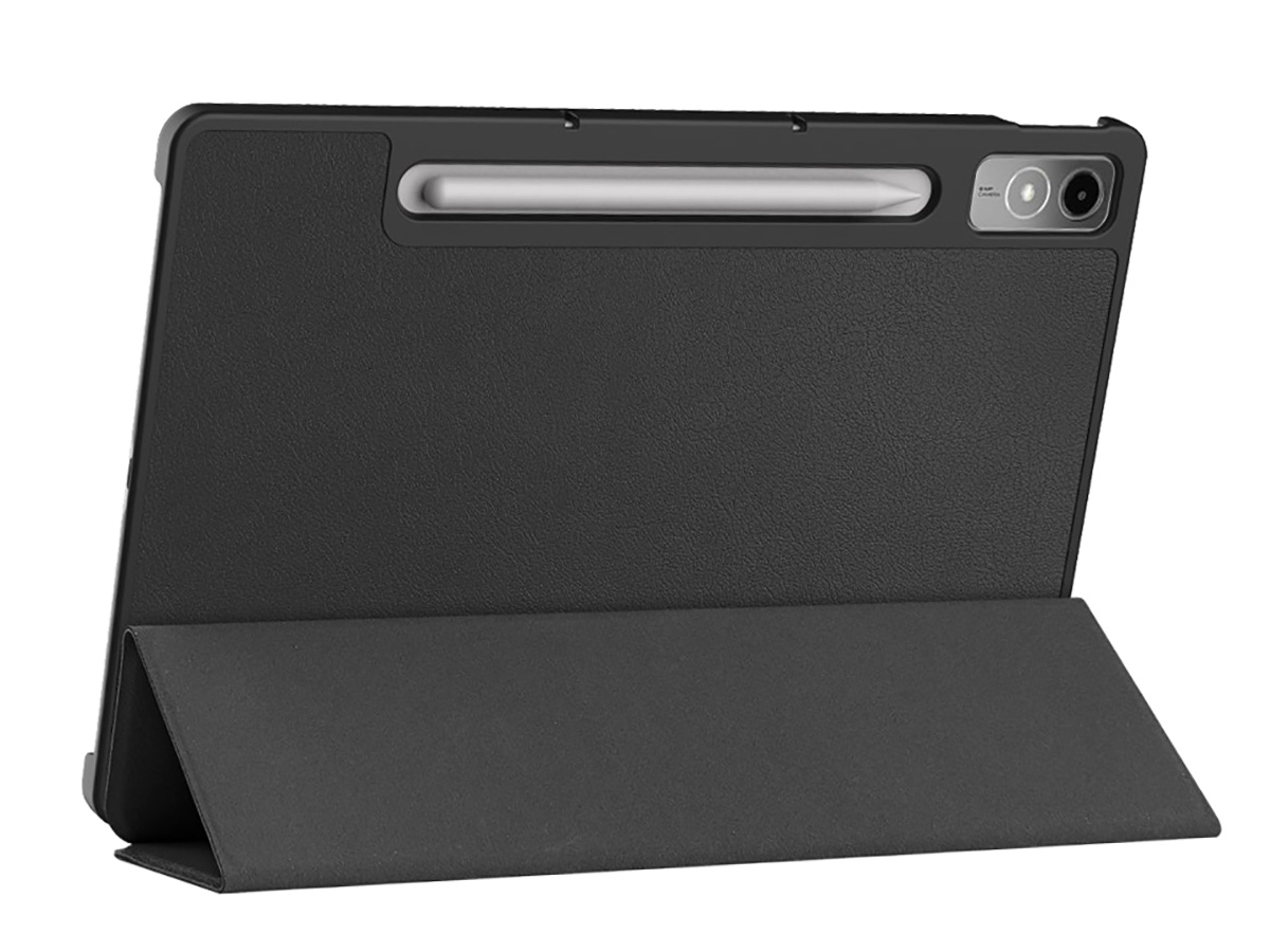 Smart Slimfit Bookcase Zwart - Lenovo Tab P12 Hoesje