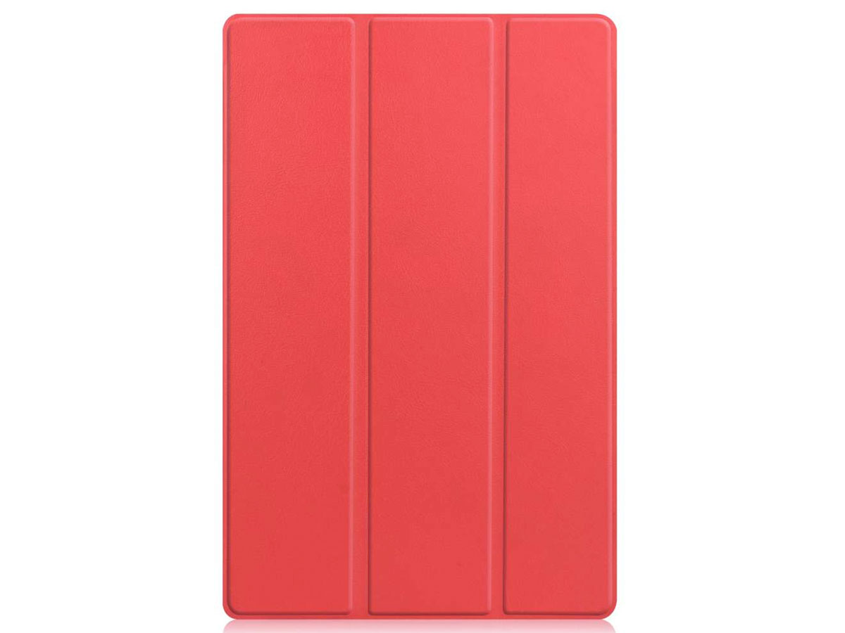 Smart Tri-Fold Bookcase Rood - Lenovo Tab P12 Pro Hoesje