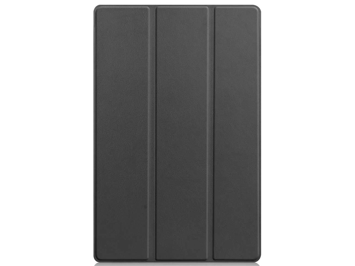 Smart Tri-Fold Bookcase Zwart - Lenovo Tab P12 Pro Hoesje