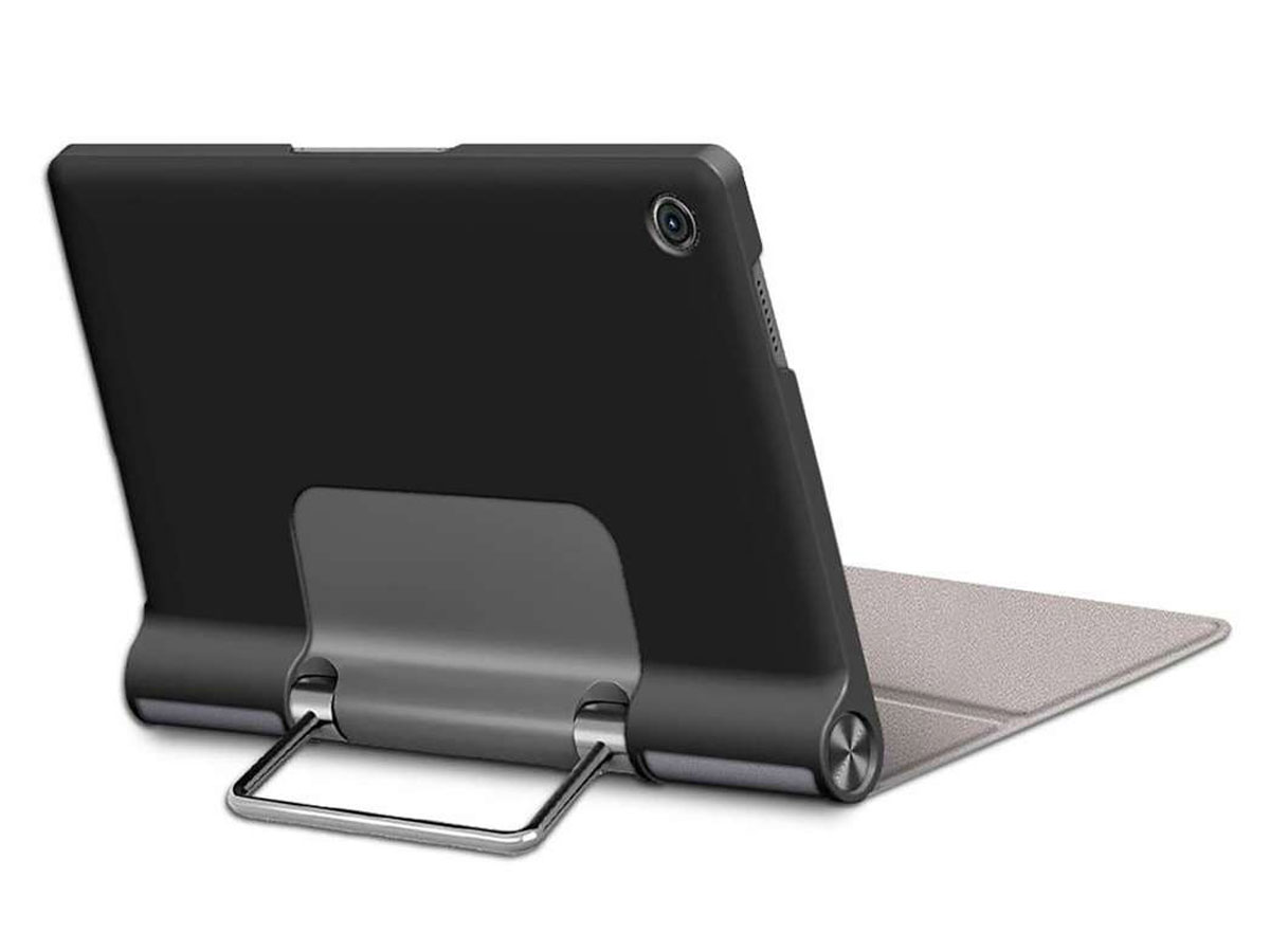 Smart Bi-Fold Bookcase Grijs - Lenovo Yoga Tab 11 Hoesje