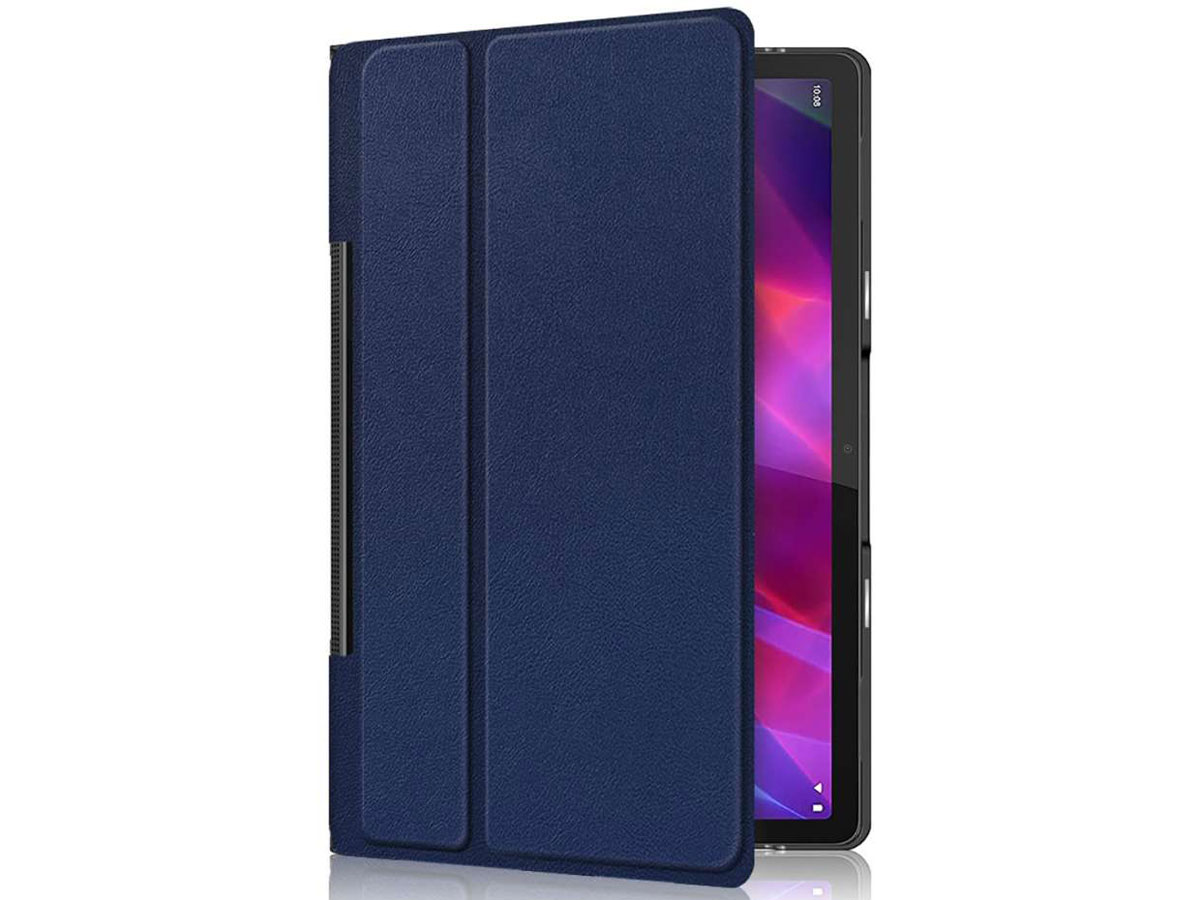 Smart Bi-Fold Bookcase Blauw - Lenovo Yoga Tab 11 Hoesje