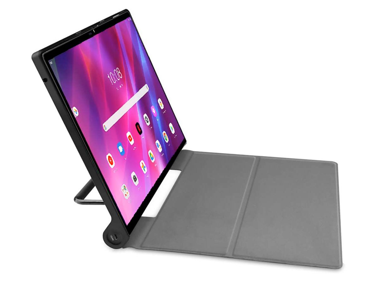 Smart Bi-Fold Bookcase Zwart - Lenovo Yoga Tab 13 Hoesje