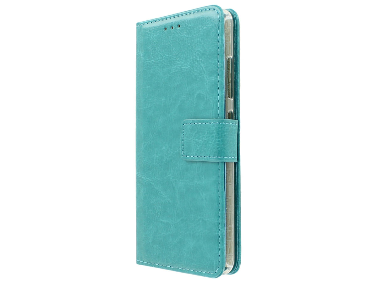 Bookcase Flipcase Turquoise - Lenovo P2 hoesje