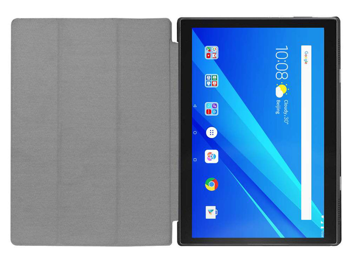 Smart Tri-Fold Bookcase Rood - Lenovo Tab 4 10 Hoesje