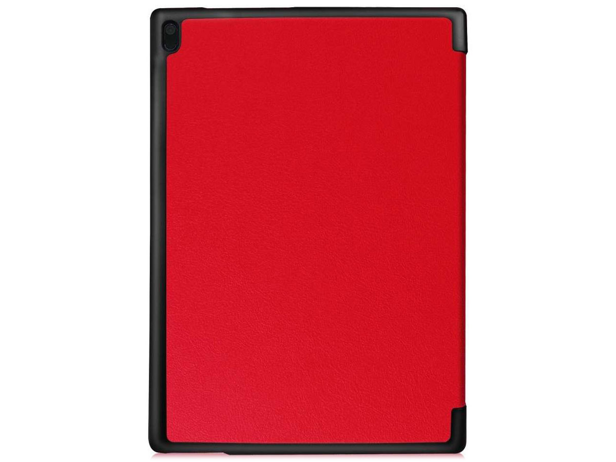 Smart Tri-Fold Bookcase Rood - Lenovo Tab 4 10 Hoesje