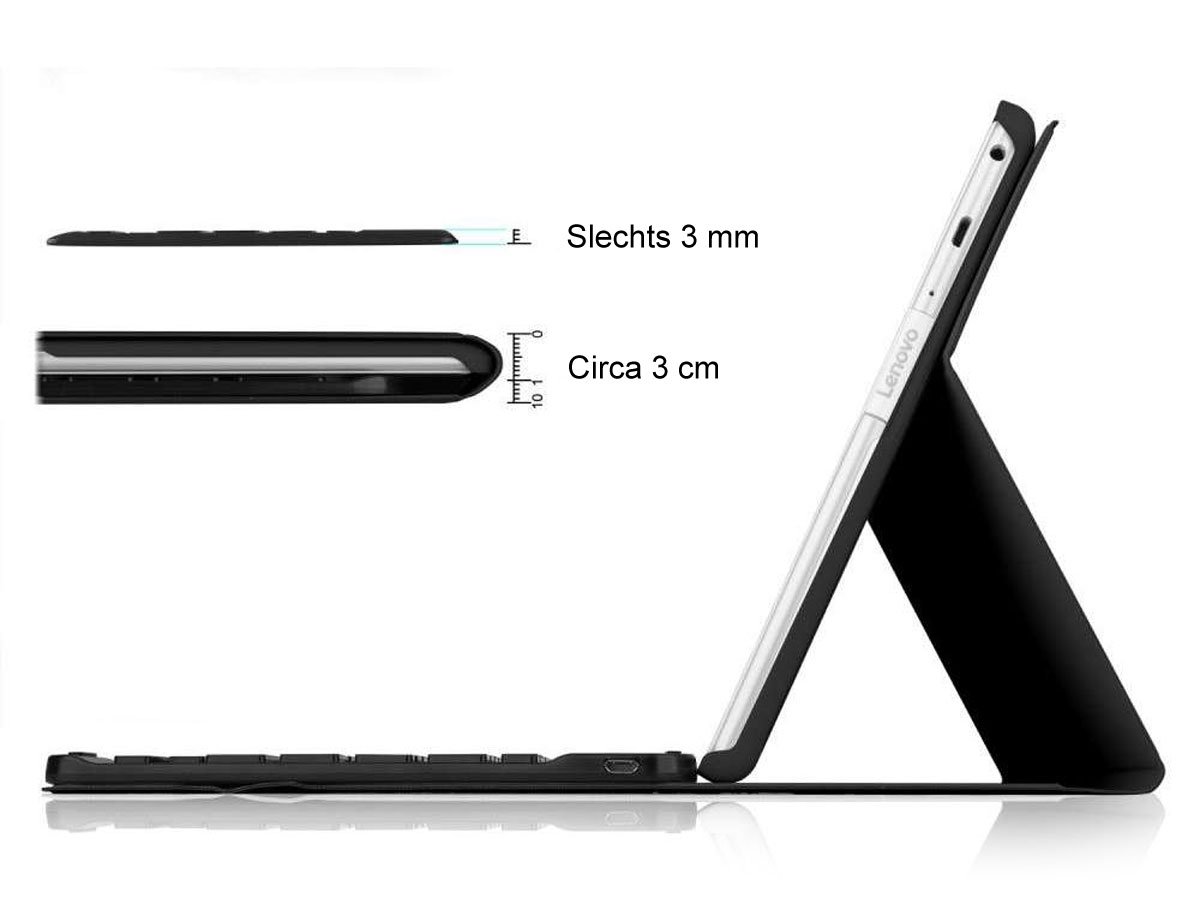 Keyboard Case QWERTY Lenovo Tab 4 10 Toetsenbord Hoes