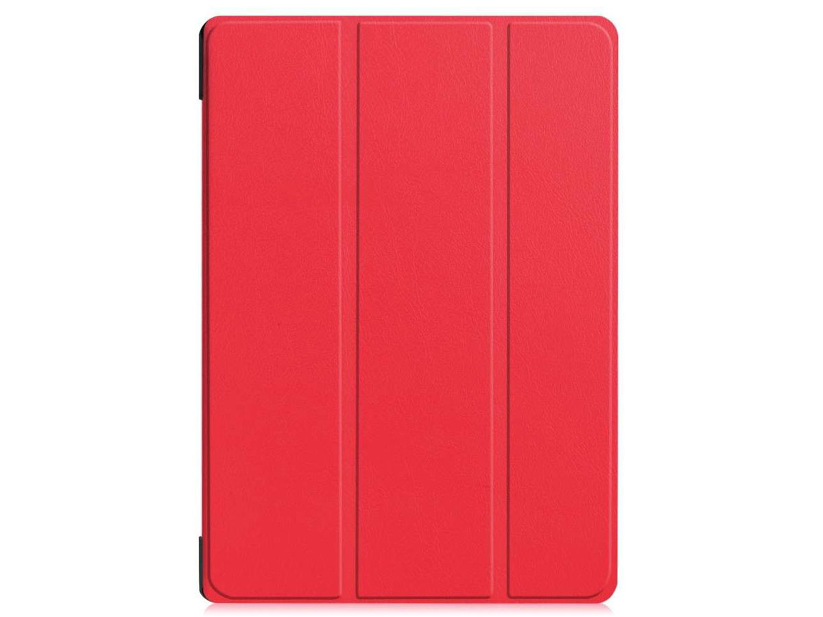 Smart Tri-Fold Bookcase Rood - Lenovo Tab E10 Hoesje