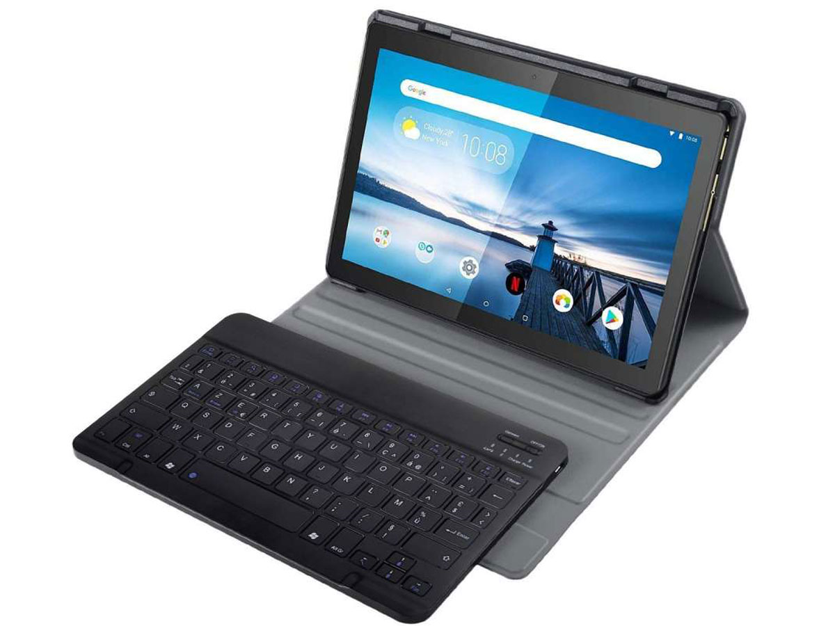 Keyboard Case AZERTY - Lenovo Tab E10 Toetsenbord Hoesje
