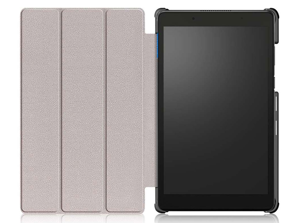 Smart Tri-Fold Bookcase Rood - Lenovo Tab E8 Hoesje