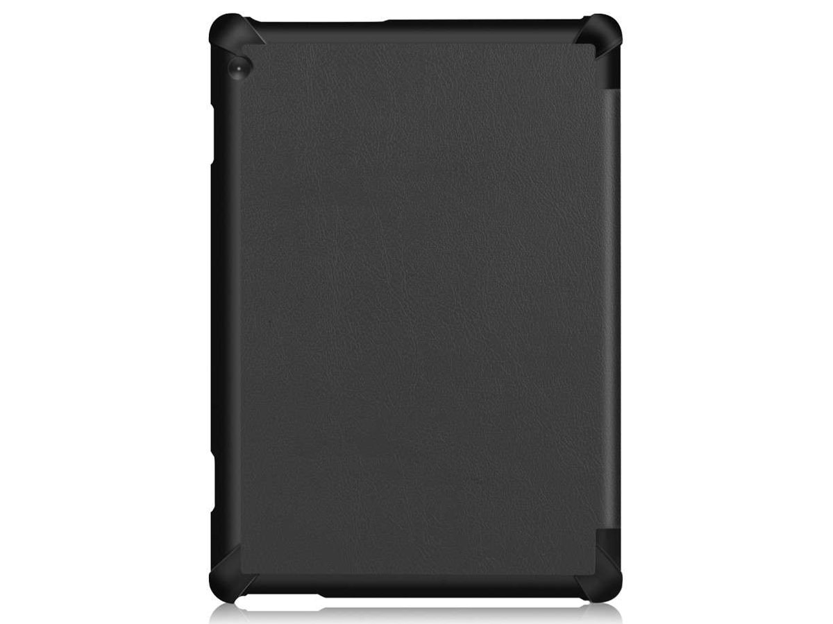 Smart Tri-Fold Bookcase Zwart - Lenovo Tab M10 Hoesje
