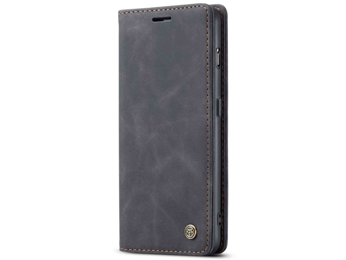 CaseMe Vintage BookCase Zwart - OnePlus 10 Pro hoesje