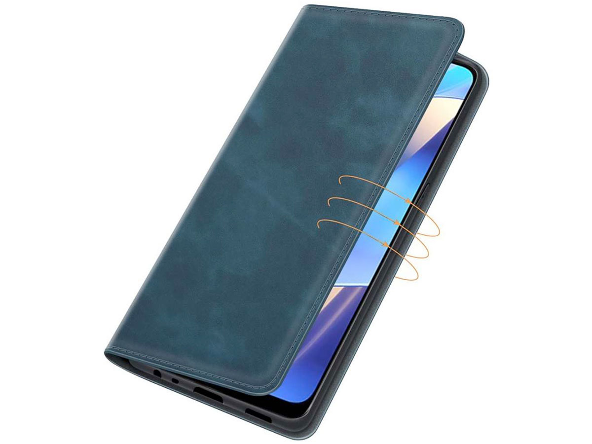 Just in Case Slim Wallet Case Blauw - OnePlus 10 Pro hoesje