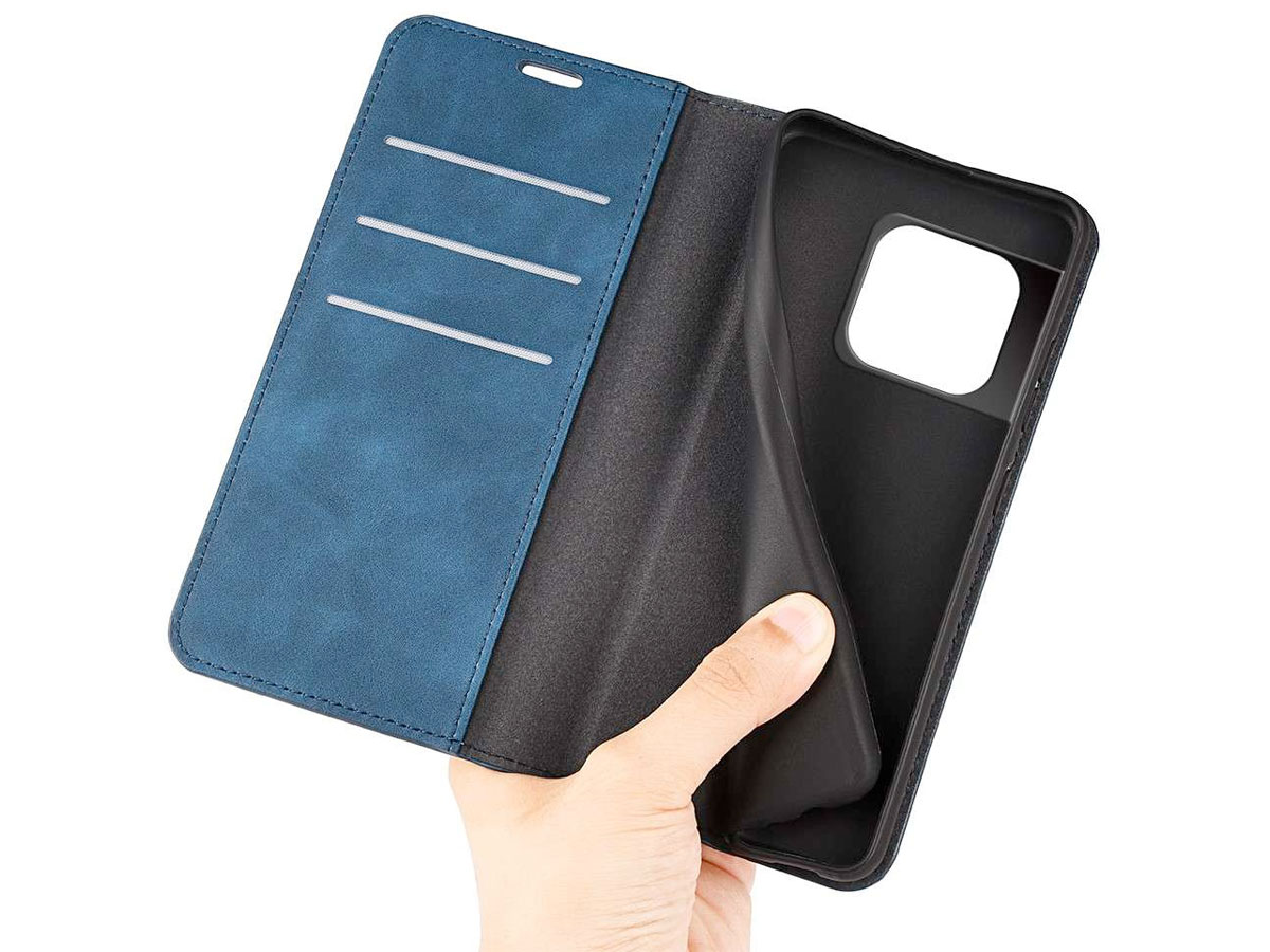 Just in Case Slim Wallet Case Blauw - OnePlus 10 Pro hoesje