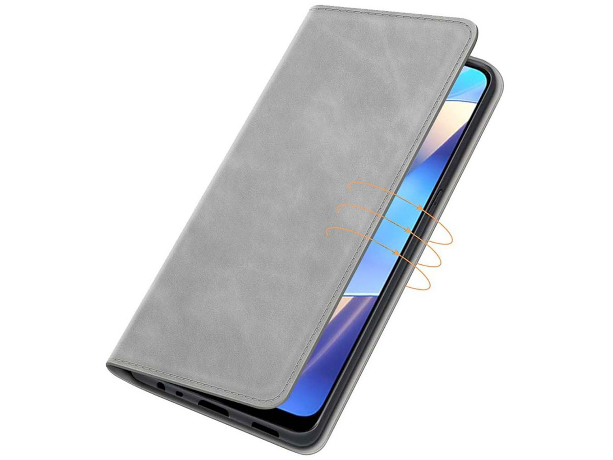 Just in Case Slim Wallet Case Grijs - OnePlus 10 Pro hoesje