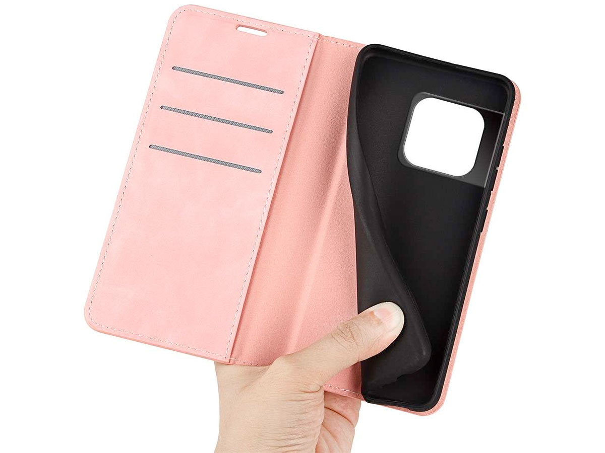 Just in Case Slim Wallet Case Roze - OnePlus 10 Pro hoesje