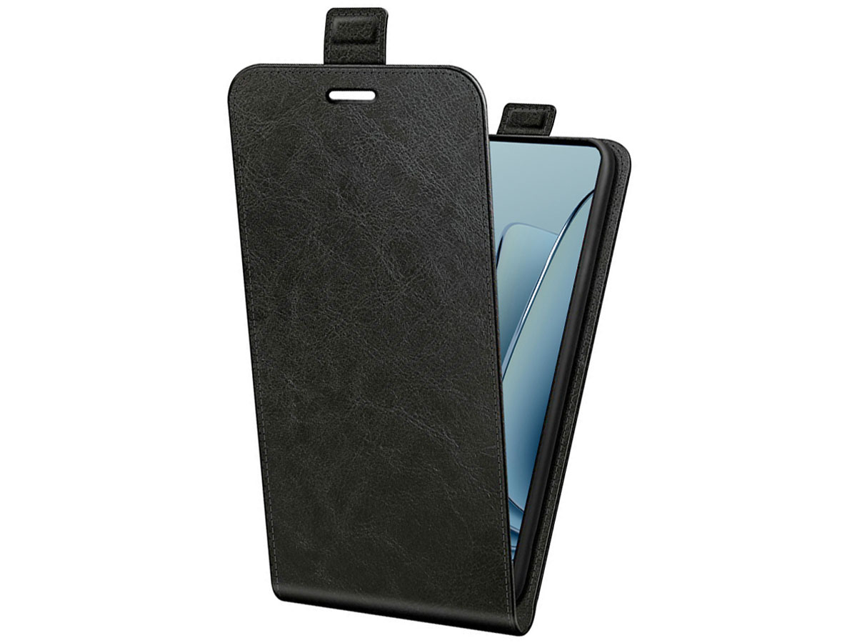 Just in Case Flip Case Zwart - OnePlus 10 Pro hoesje