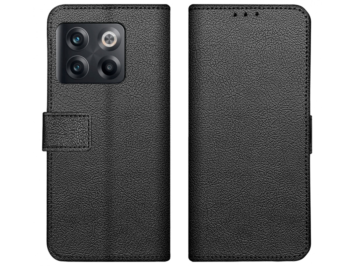 Just in Case Card Wallet Case Zwart - OnePlus 10T hoesje