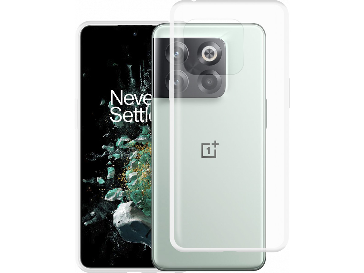 Just in Case Crystal Clear TPU Case - OnePlus 10T hoesje