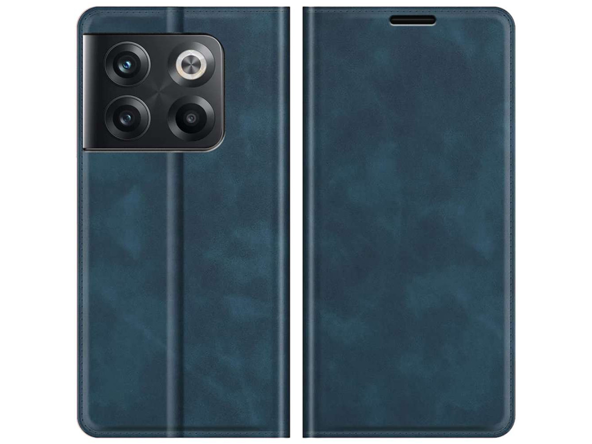 Just in Case Slim Wallet Case Blauw - OnePlus 10T hoesje