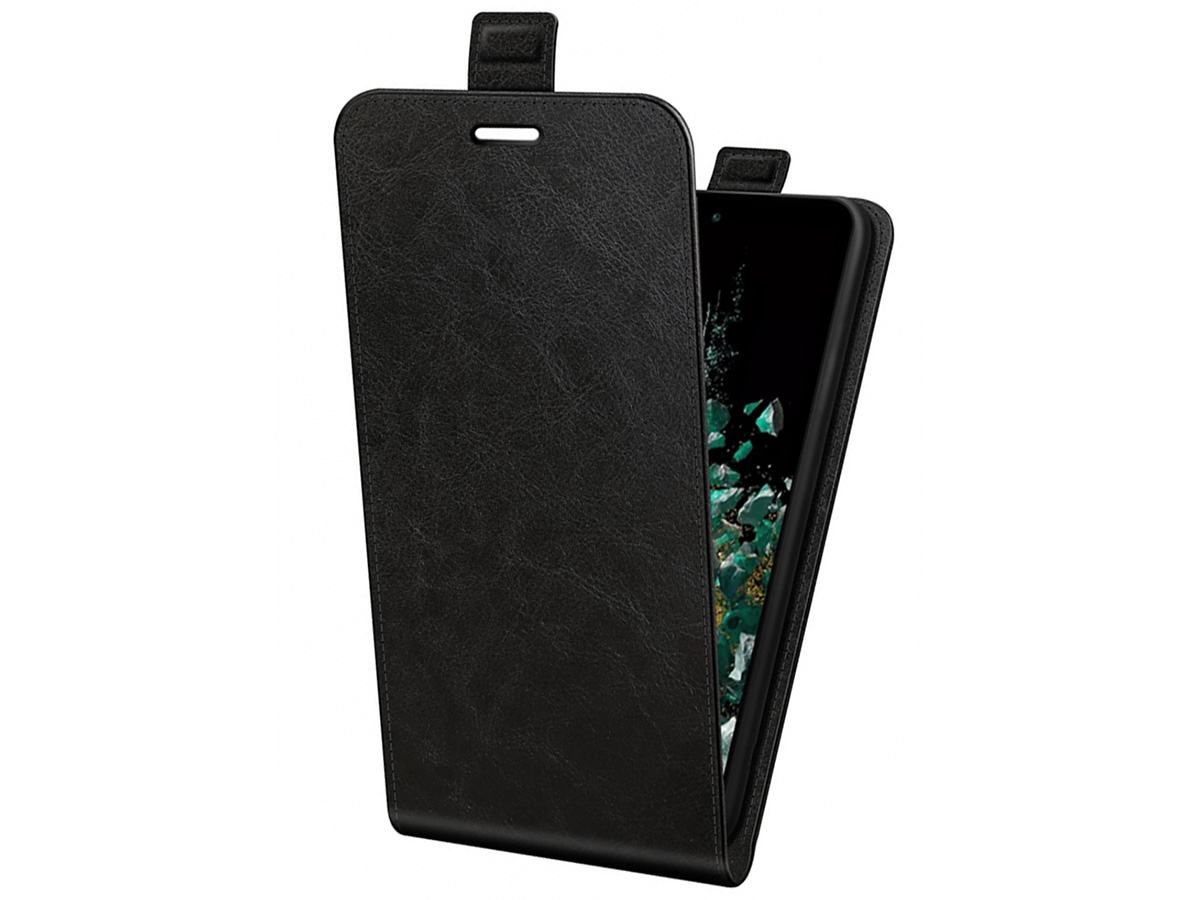 Just in Case Flip Case Zwart - OnePlus 10T hoesje