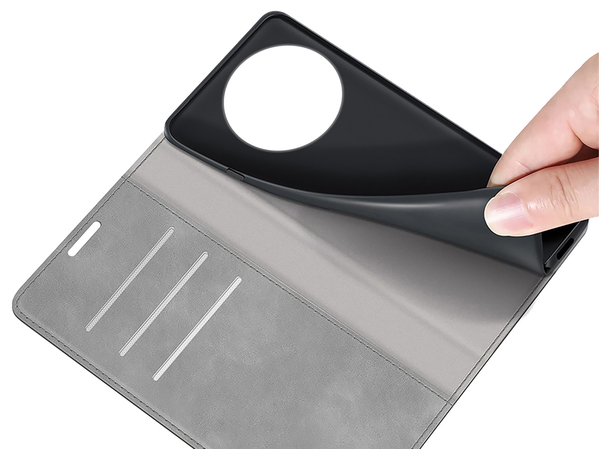 Just in Case Slim Wallet Case Grijs - OnePlus 11 hoesje
