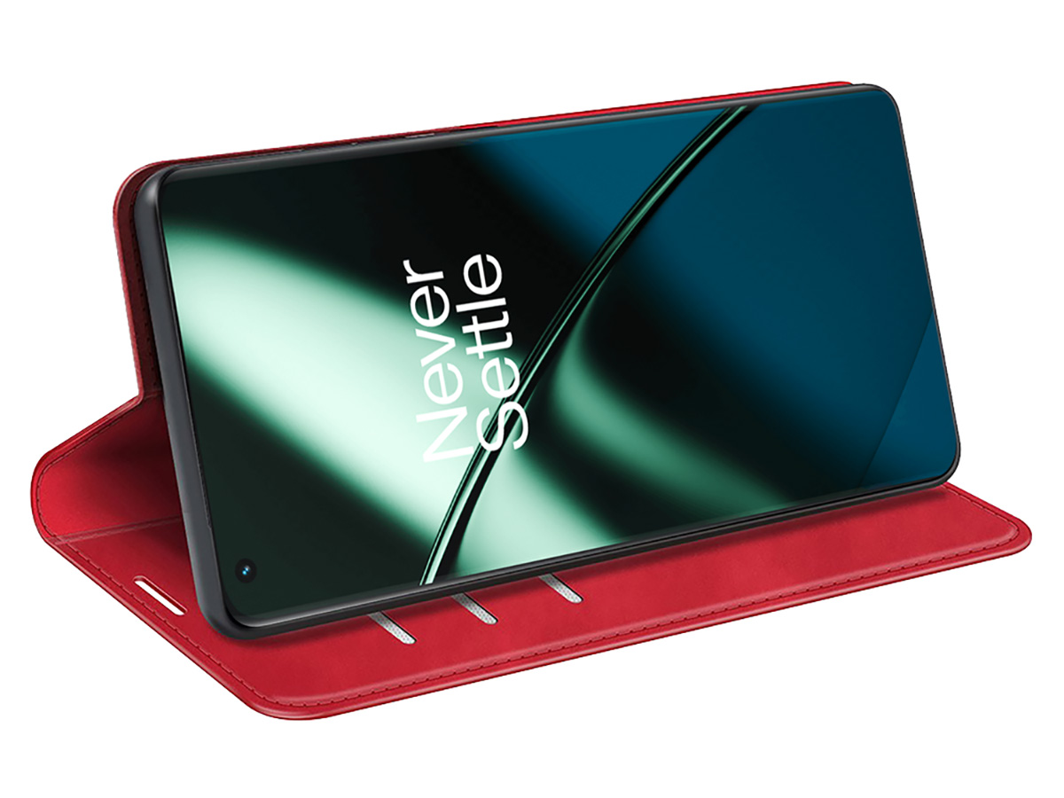Just in Case Slim Wallet Case Rood - OnePlus 11 hoesje