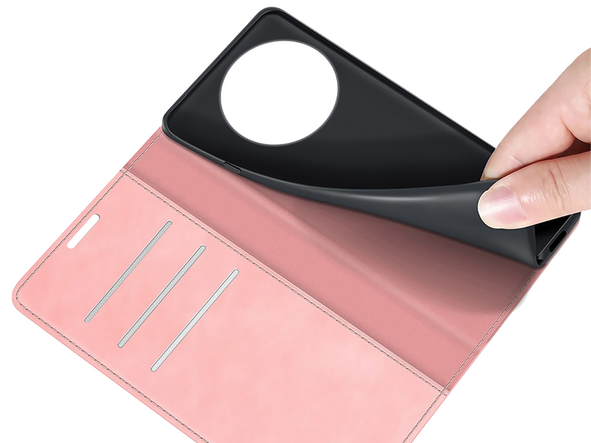 Just in Case Slim Wallet Case Roze - OnePlus 11 hoesje